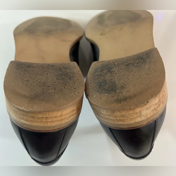 Everlane Women’s Sz7.5 The Modern Loafer Black Leather Luxury Pointy Toe Italy - Picture 5 of 8